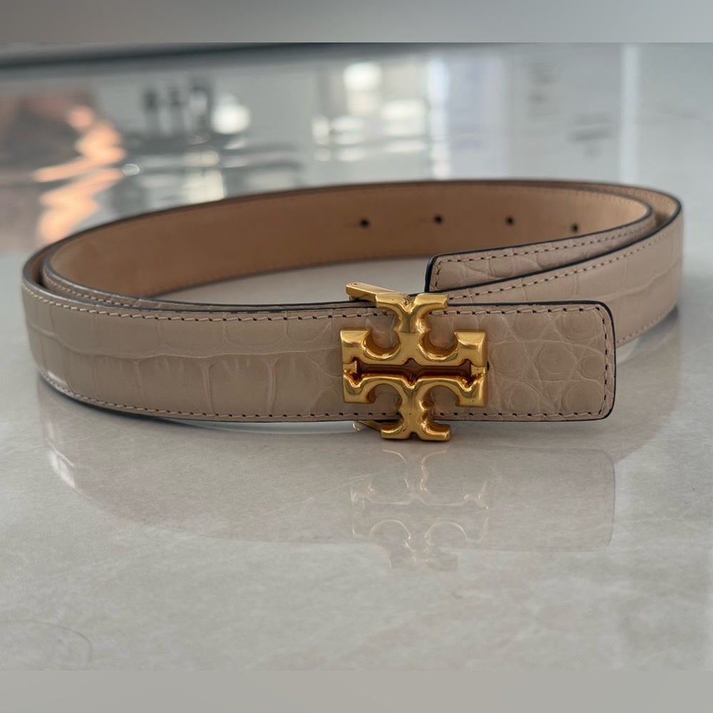 Tory Burch Croc Belt